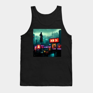 Icon - Cyberpunk Cityscape Tank Top